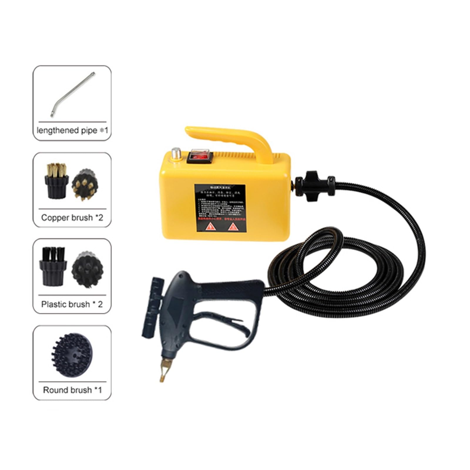 Máquina de limpieza a for el hogar, herramientas lavado piezas aire acondicionado, limpiador a portátil for del con función ajustada,De múltiples fines(Carton Yellow)