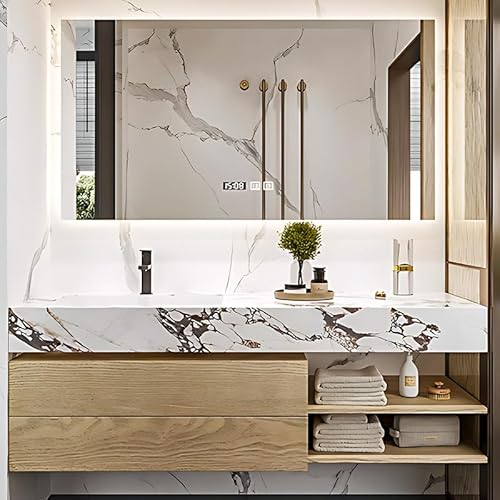 High QLO 52 Inch Bathroom Vanity - Luxurious Bathroom Vanity