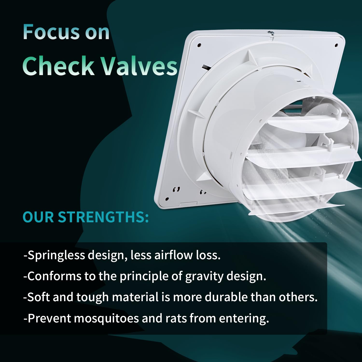 Aspiratore Di Bagno 100mm /4" Moderno Doccia Cucina ES-100 - Foto 13