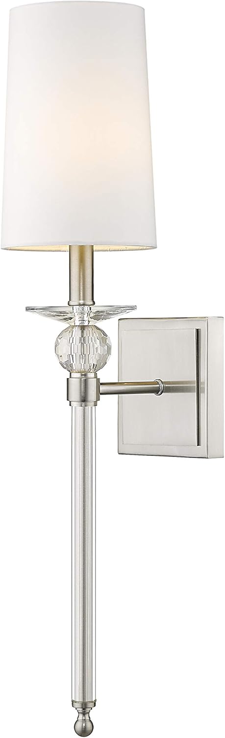 Z-Lite 1 Light Wall Sconce 804-1S-BN