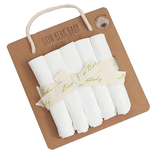 Reusable Colored Organics Baby Washcloths Soft Absorbent Organic Cotton Washable Saliva Towel Face Wipes Newborn Bath Face Towel