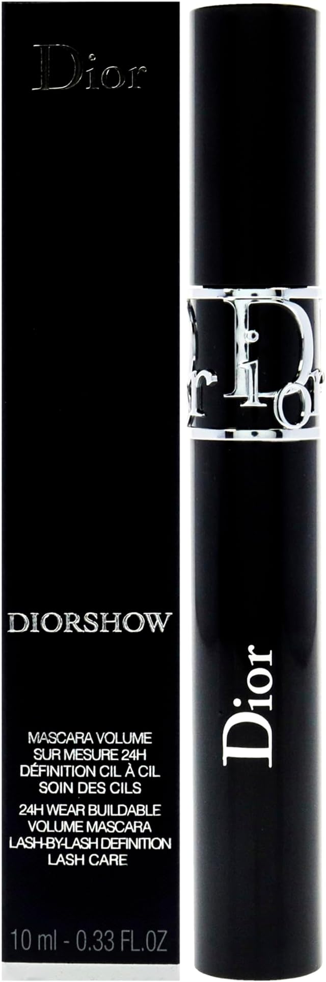 Diorshow Mascara Buildable Volume 24Hr Wear 090 Black Noir 10mL / .33fl oz, 1