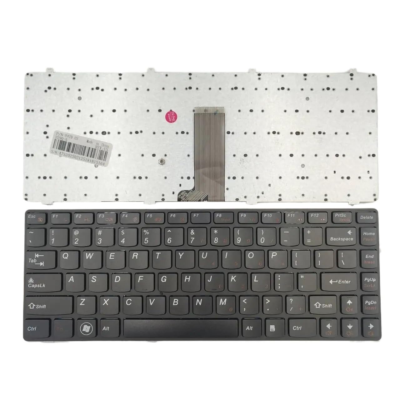 Clavier pour Lenovo Y470 portable disposition US anglais - 7