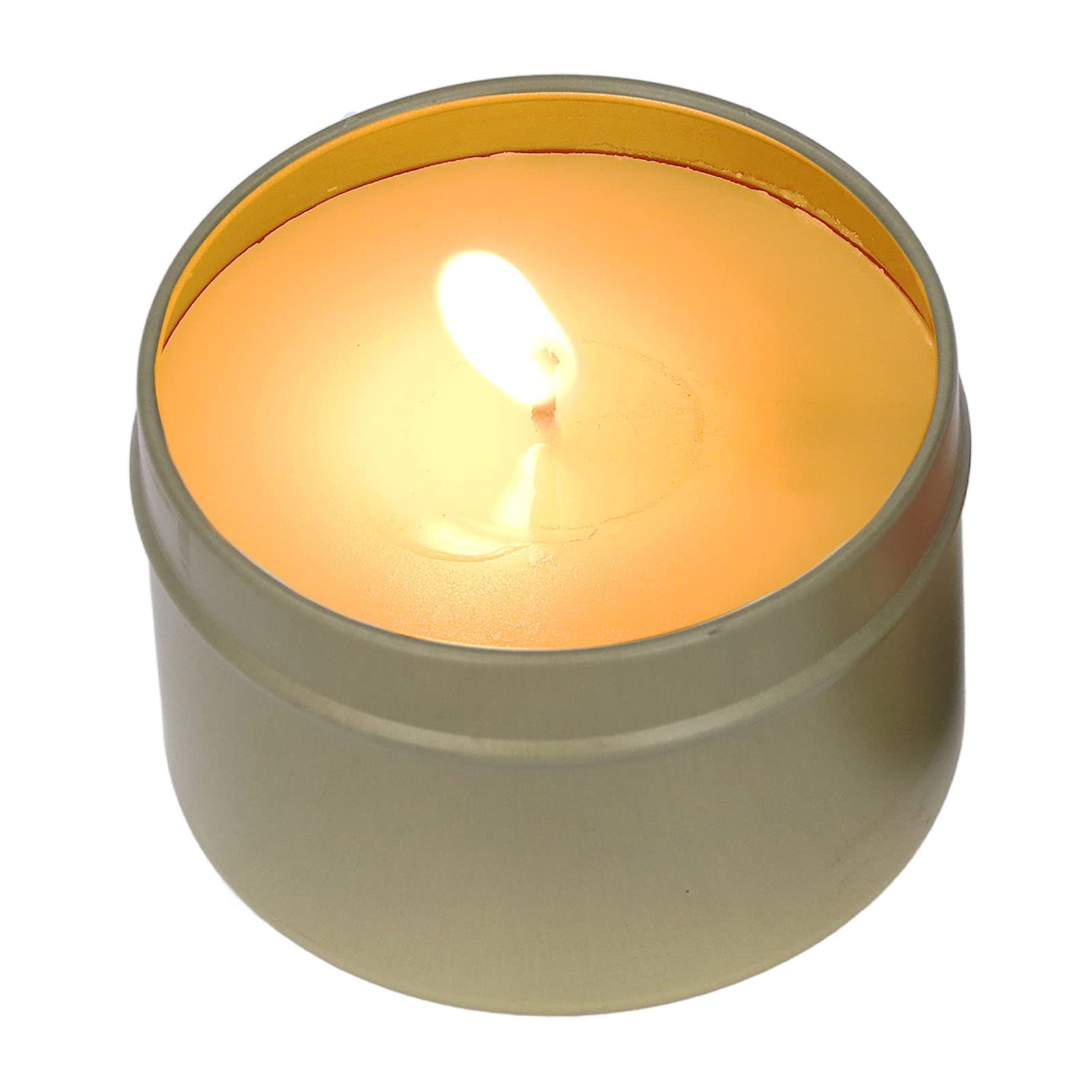 Outdoor Camping Candle, Windproof Honey Scented Bright Emergency Candle for Wilderness (Gold)