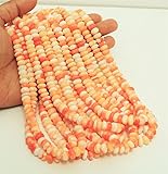 Gemstone Name- orange Opal Natural orange Opal  Rondelle smooth Beads 7x9 16 inch long string jewelry making gemstone beads for necklace bracelet