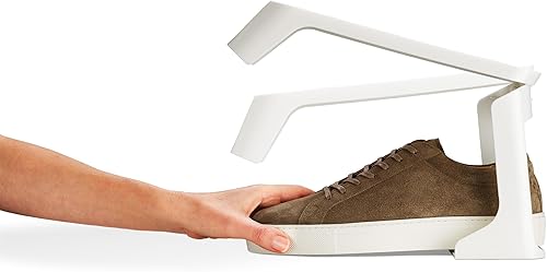 Miniatura 3 de Joseph Joseph Organizador de ranuras para zapatos, apiladores de calzado para un par de zapatos, estante ahorrador de espacio, plástico reciclado,