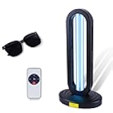 Home Disinfection Device, Ozone Free UV Light Sanitizer for Dust Mites/Mold, Ultraviolet Light Sanitizer for Room,UVO 254 Lamp,UVC Lamp with Remote Control