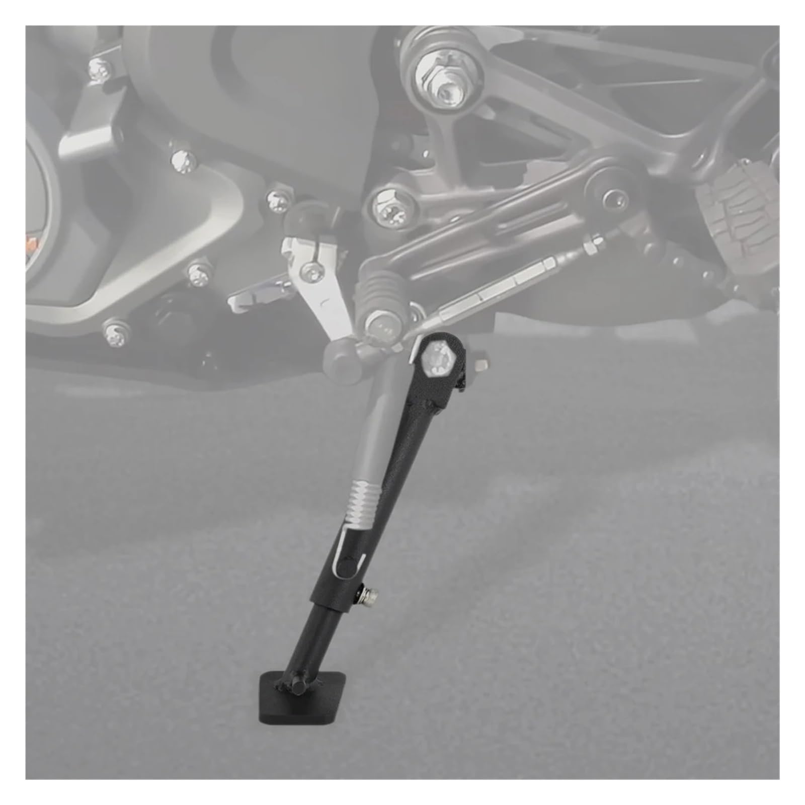 Caballete lateral ajustable para motocicleta para Almohadilla Para Lateral