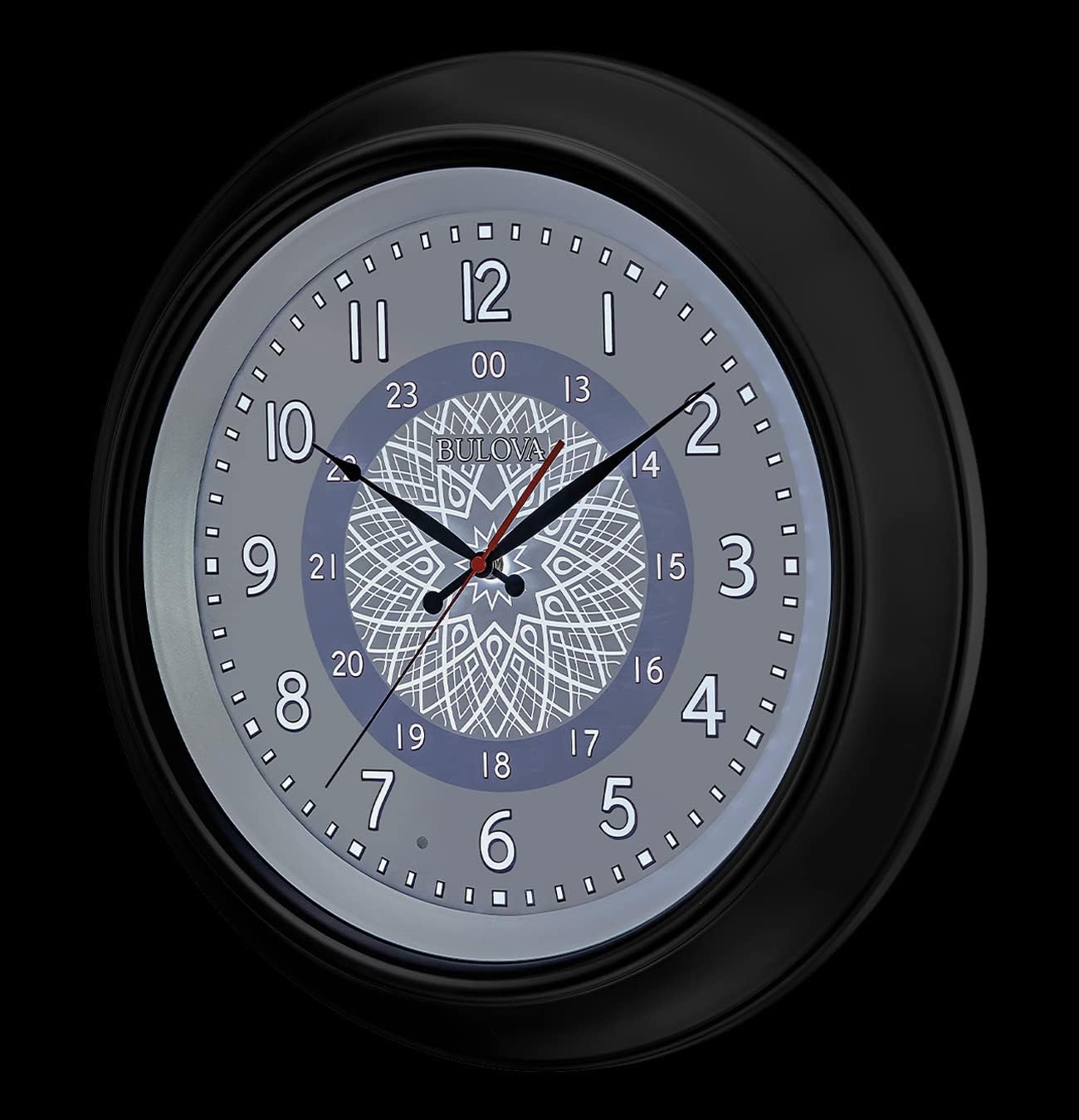 Bulova Clocks C3386, Lighted Dial, First Responder, Military Time