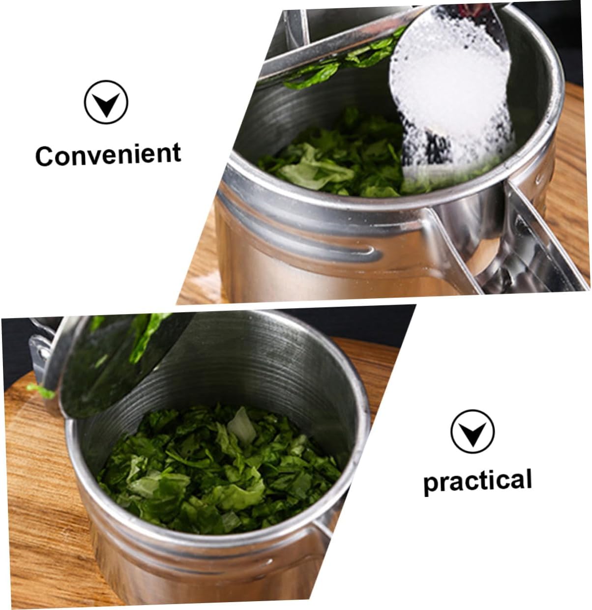 Stainless Steel Potato Ricer Manual Masher Multi-function Vegetable Pressing Tool for Kitchen Ergonomic Non-slip Handle Suitable for Home Restaurants and Arthritis Sufferers