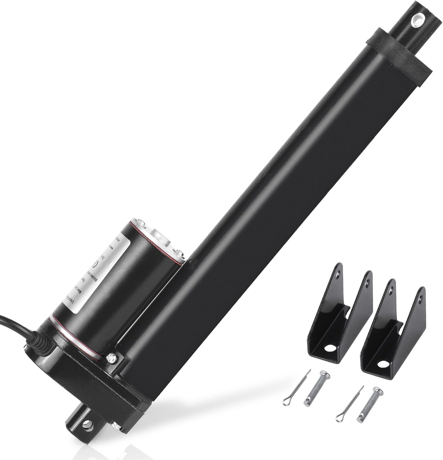 ECO LLC 8 Inch 8" High Speed 14mm/s Linear Actuator Motor 1000N DC12V with Mounting Brackets