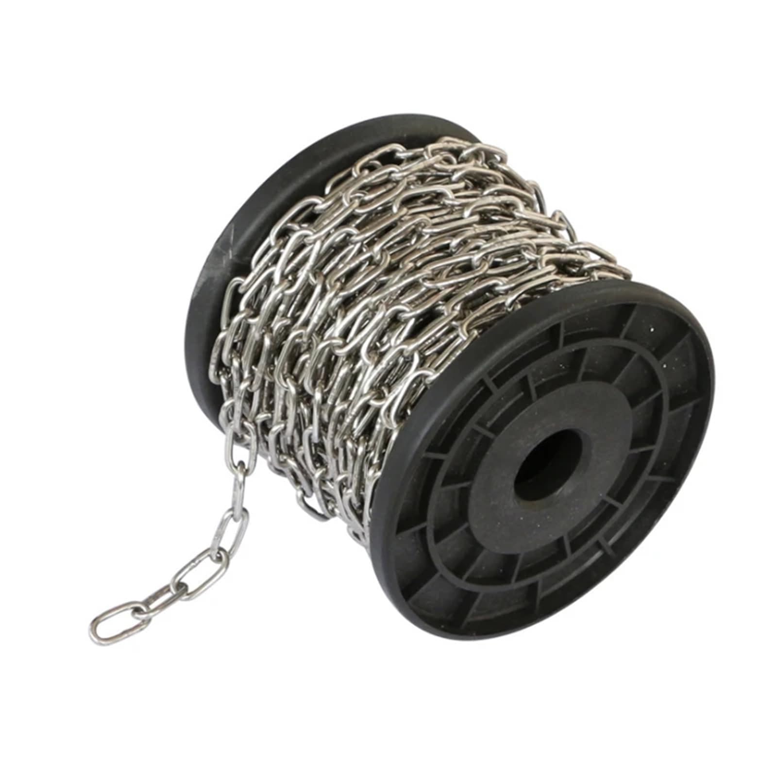 Catena Acciaio Inox Collare girocollo for cani da compagnia in ferro stiro con etichetta for trazione a catena in acciaio inossidabile 304 5 metri(Diameter 4mm)