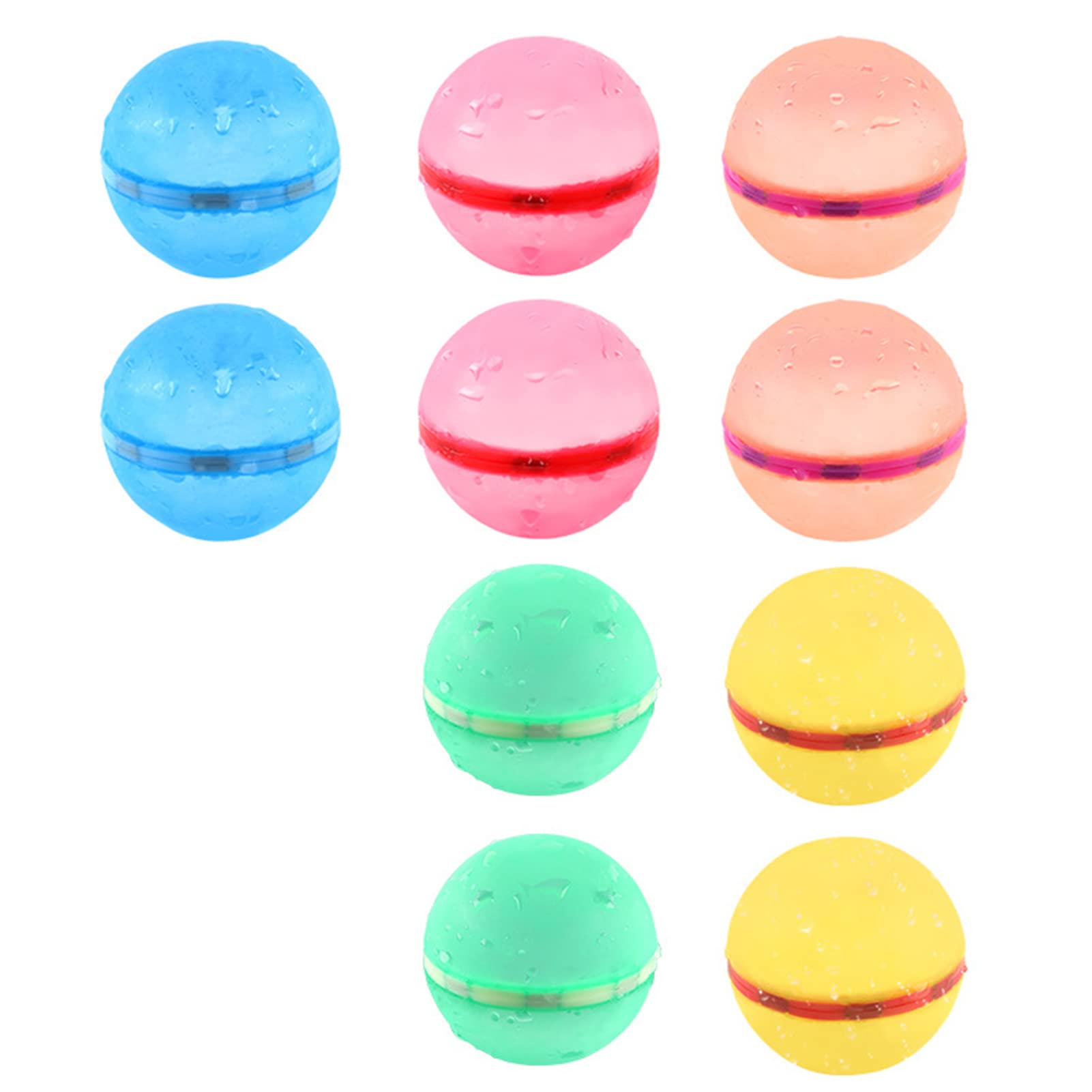 Set 6 Bombe D'Acqua Riutilizzabili In Silicone - Gioco Estivo Per Piscina E Spiaggia - 2