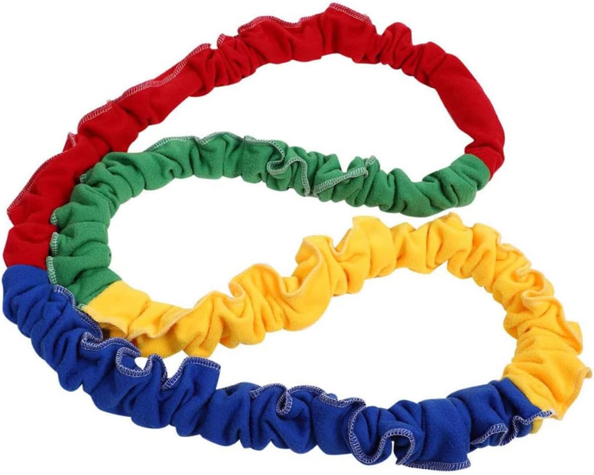 BESPORTBLE Kids Stretchy Elastic Tension Rope Ring for Outdoor Exercise and School Sports Games Durable Rally Band for Preschool and Elementary Pe Activities