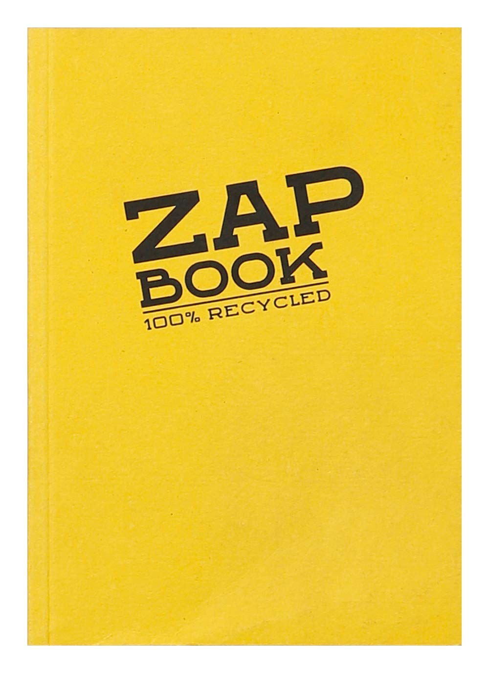 Clairefontaine - Ref 3356C - Recycled Zap Book (160 Pages) - A6 (148 x 105mm) Size, Recycled 80gsm Paper, Acid Free, pH Neutral - Assorted Bright Colours ( Pack of 5)