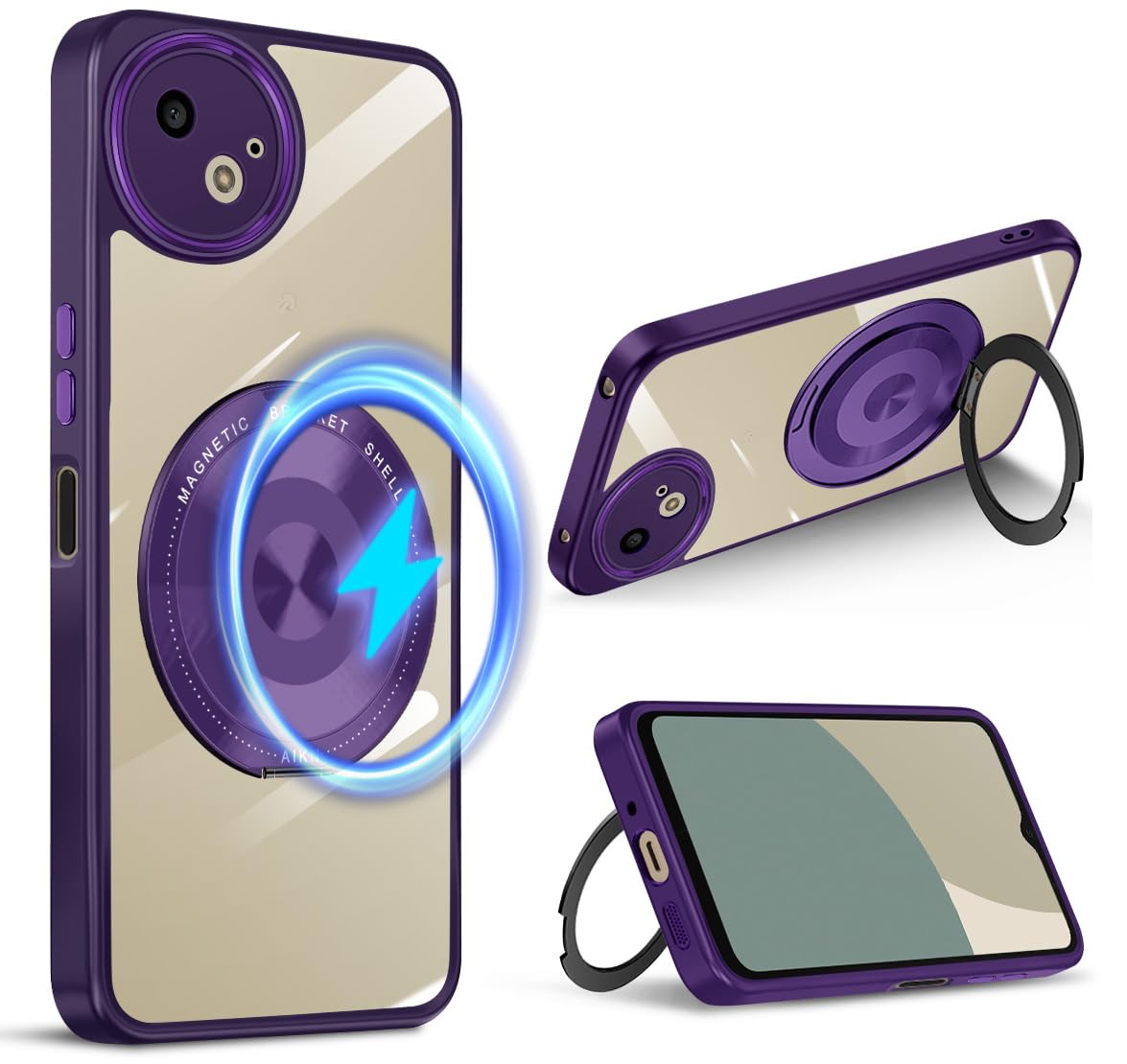 Amazon.co.jp: Aquos Wish 4 用 ケース SH-52E / A402SH ケース クリア