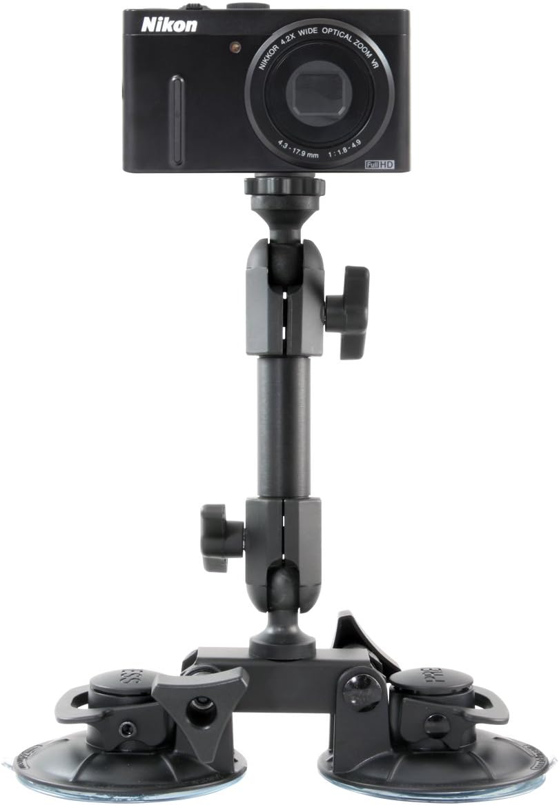 🔥 Flаѕh Sаlе Delkin Devices Fat Gecko Dual Suction Camera Mount (DDMOUNT-SUCTION)
