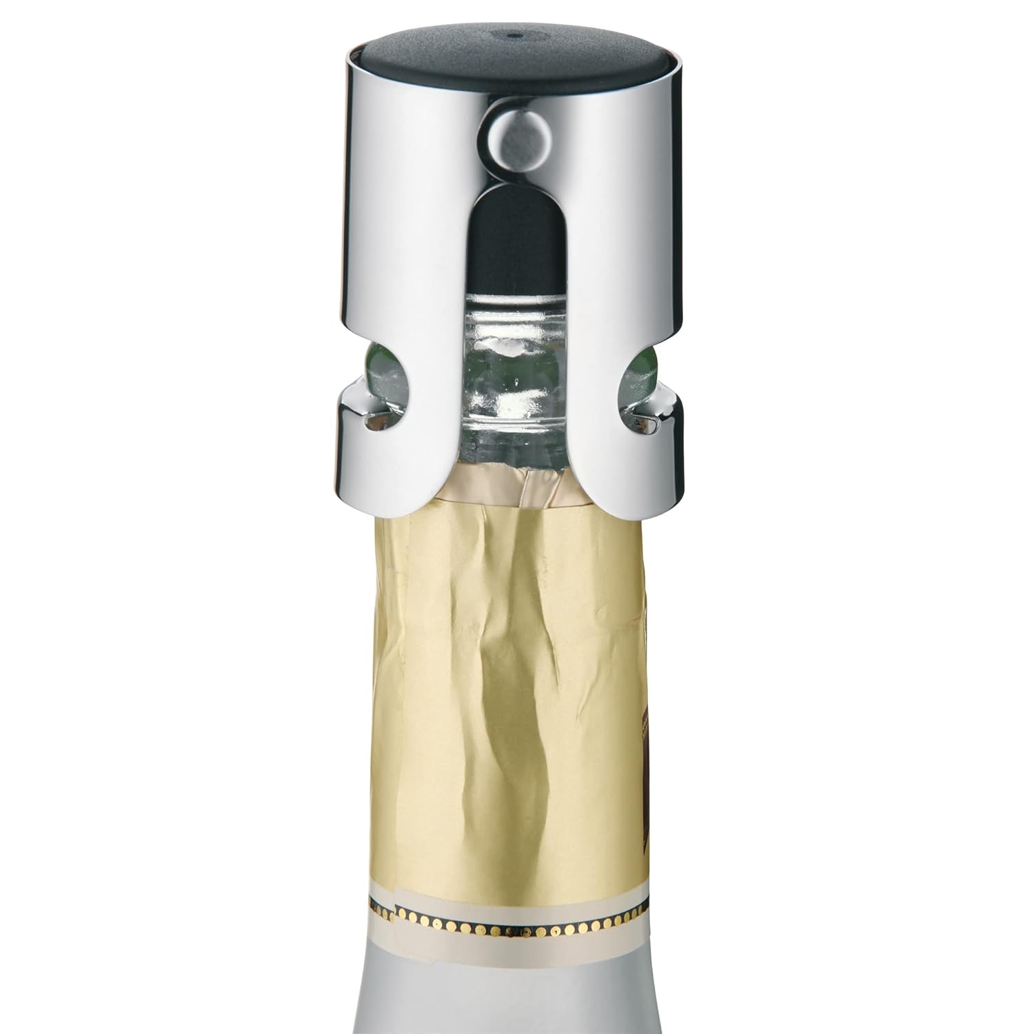 Buy WMF Clever and More Stainless Steel Champagne Bottle Stopper, 4cm, Silver Online at Low