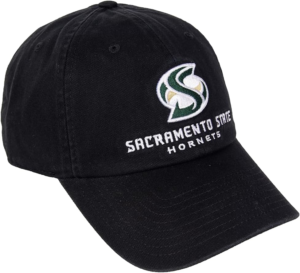 Desert Cactus Sacramento State University Baseball Hat California Hornet Brimmed Embroidered Cap Adjustable Cloth Strap Adult