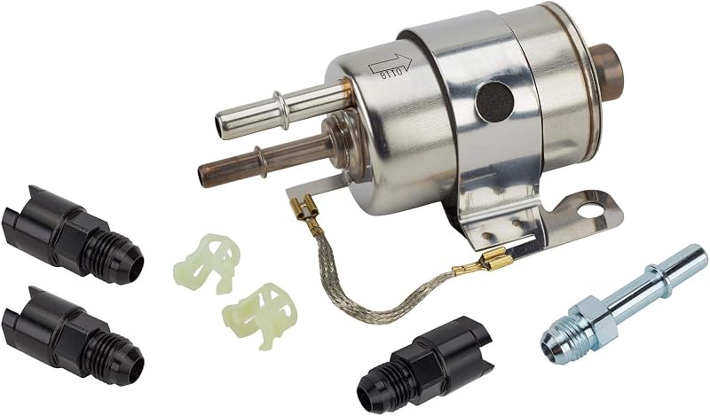 Kit de filtro de combustível e regulador 58 PSI Speedway Motors para motores GM LS V8 Gen III e Gen IV – 1 unidade
