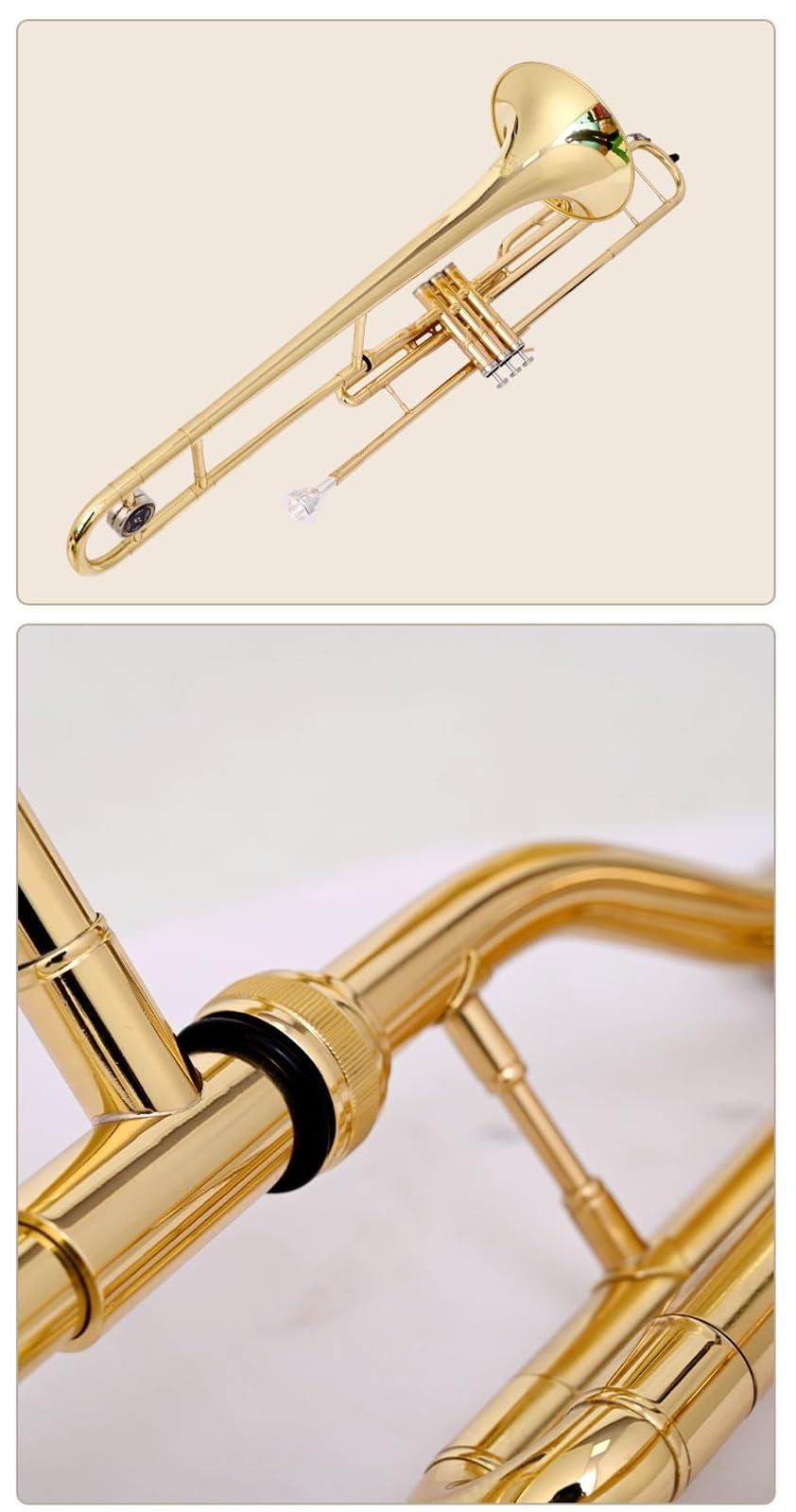 B-Kolben Tenorposaune Instrument Marching Tube Professional Für Anfänger Profiposaune