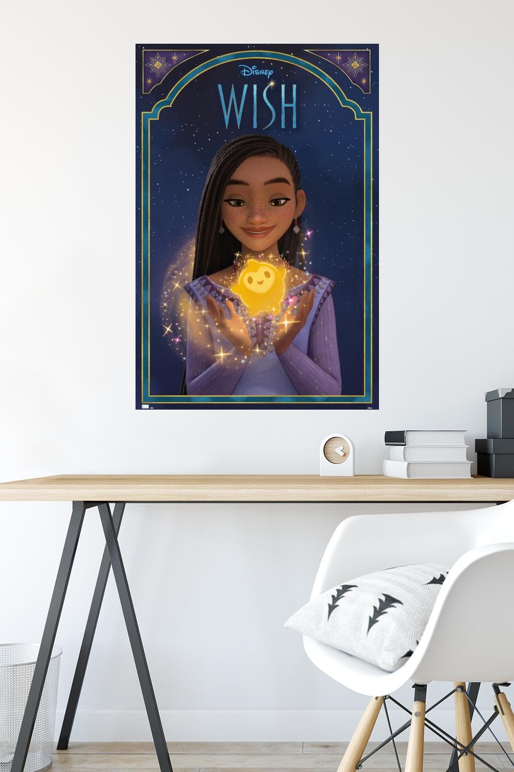 Amazon.com: Trends International Disney Wish - Asha & Star Wall