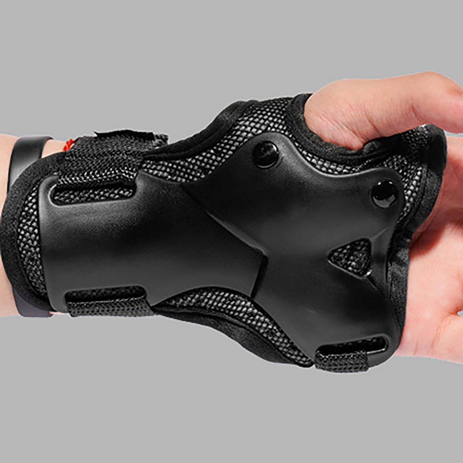 Muñequeras para patinaje, guantes de soporte de mano, protectores de muñeca para patinaje y patineta, equipo de protección para adultos, niños y jóvenes, muñequera deportiva para patinaje seguro y — view 7