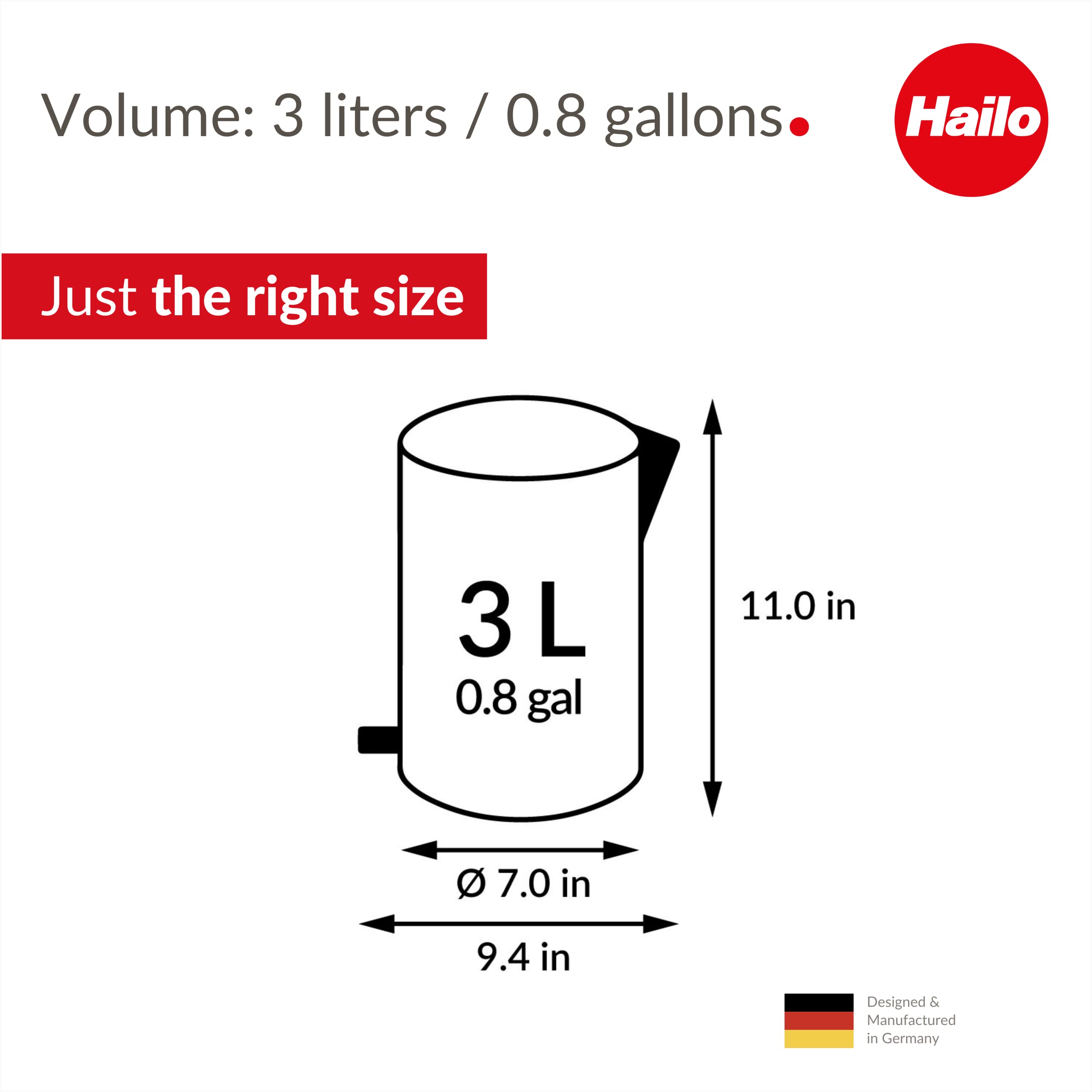 Amazon｜Hailo(ハイロ) ペダル式 ゴミ箱 ふた付き おしゃれ