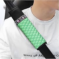 Vista 10 de zipelo - 2 piezas de fundas para cinturón de seguridad de auto, almohadillas de cuero transpirable para el hombro que protegen tu cuello