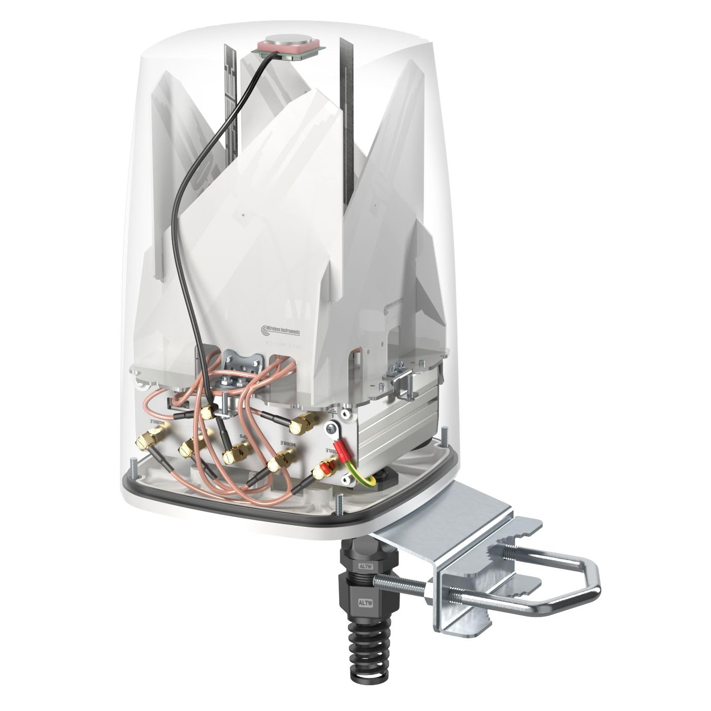 Ax50s Antenna Di Rete Antenna Omnidirezionale Poe/lan 4,5 Dbi (quspot For Rutx50)
