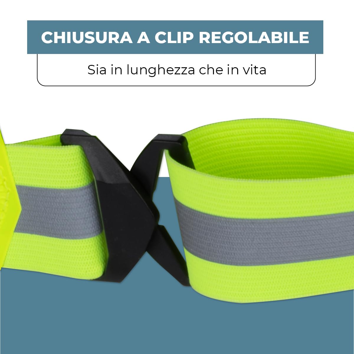 Umbro Illuminazione Chaleco Reflectante - Chaleco Reflectante Homologado -Chaleco Reflectante Moto con Luci - Gilet Riflettente con 8 LED - Gilet Riflettente Regolabile con Luci