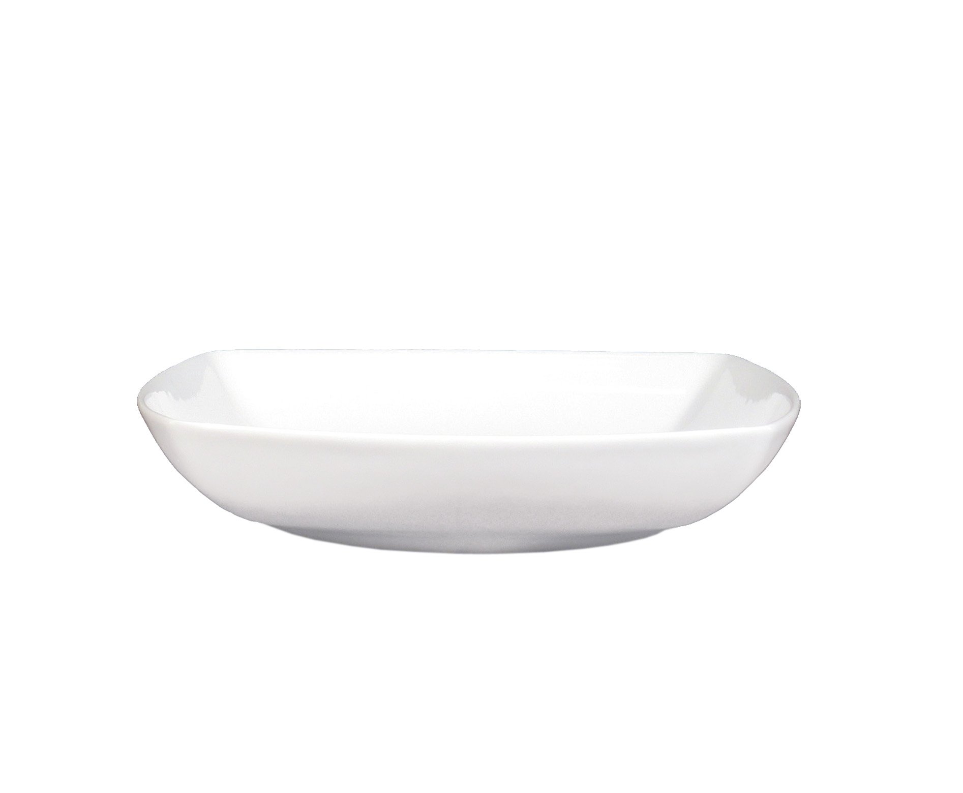 Saturnia Tokio Piatti Piatti Quadrati 26cm | Porcellana Bianca | Set Da 6 | Lavabile Lavastoviglie