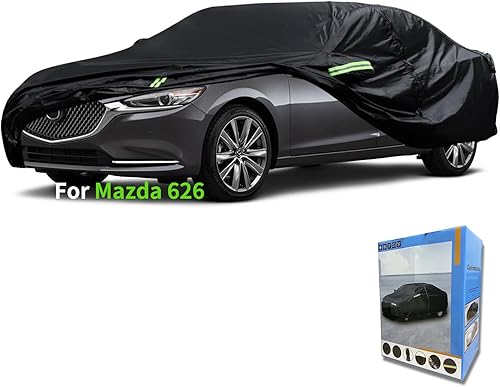 Ajuste personalizado para cubierta de automóvil Mazda, impermeable, para todo tipo de clima, protección UV, resistente al viento, para todo tipo de