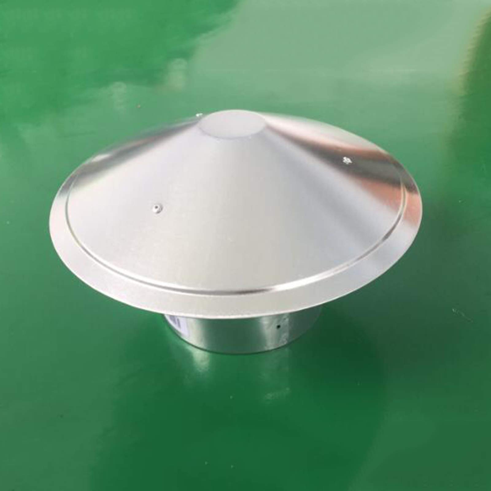 Comignolo, Tetto Camino Canna fumaria Tubo Coperchio Antipioggia Protezione Tappo Terminale Riscaldamento Stufa Tubo di Scarico Camino Tubo di Scarico in Acciaio Inossidabile Vent, 130 MM