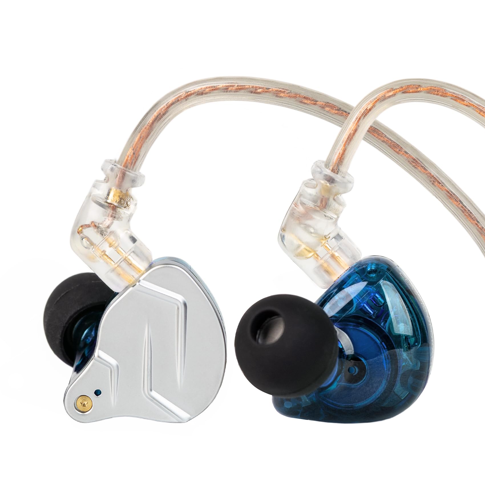 『ZE PRO軟式 BLUE×BEIGE』 KZ ZSN PRO in Ear Gaming Earphones, Hybrid Technology 1DD 1BA