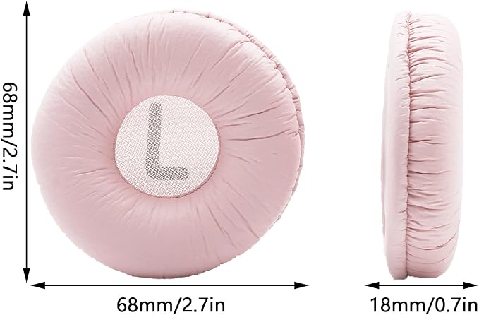 Almohadillas de repuesto para audífonos JBL Tune 510BT y 520BT rosa miniatura 7