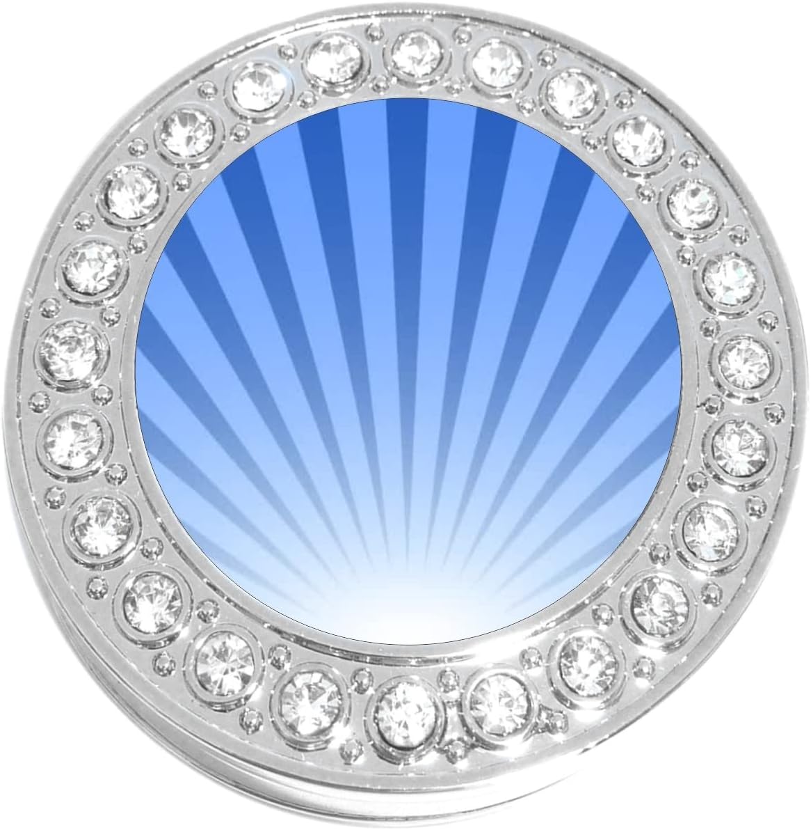 NewCharms Blue Shell Pattern Purse Hanger with Bling - Keeps Your Bag Off The Floor and Folds to Fit in Your Handbag