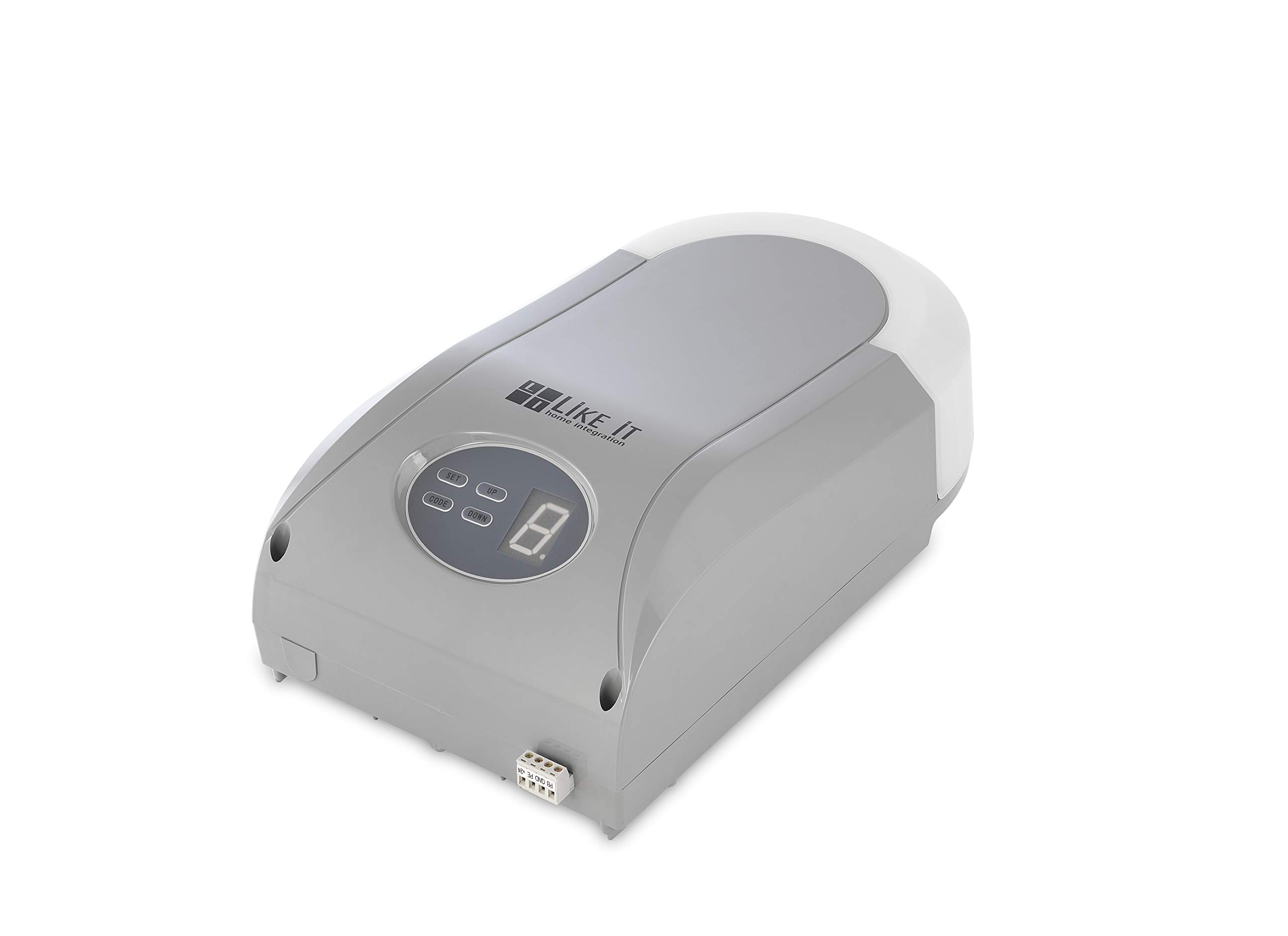 HORI Garagentor mit Antrieb und Handsender Sektionaltor gedämmt Woodgrain M-Sicke Anthrazit RAL 7016 2500 mm x 2250 mm