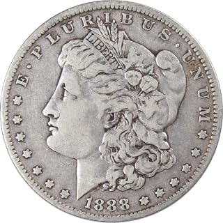 1888 O Morgan Dollar F Fine 90% Silver $1 US Coin Collectible