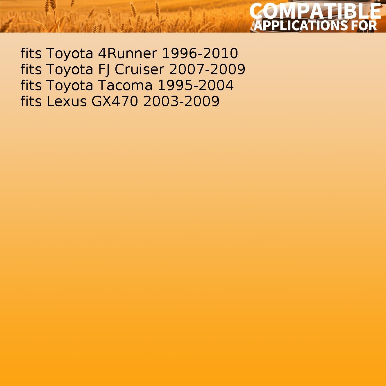 1 Pcs Suspension Shock Strut Mount Bushing Front Lower fits Toyota 4Runner,FJ Cruiser,Tacoma 1995 1996 1997 1998-2010 fits Lexus GX470 2003-2009 Replacement 90389-14048