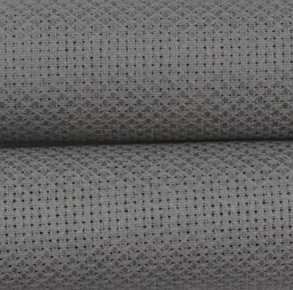 Image of KCS 4 /6 pc of 12 inch x 18 inch 30cmx45cm 16CT Counted Cotton Aida Cloth Cross Stitch Fabric (Medium Grey, 4 pc)