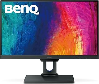 BenQ PD2500Q 25" 2560x1440 IPS Monitor, 100% sRGP and Rec. 709, CAD/CAM Mode, Factory Calibrated, Black