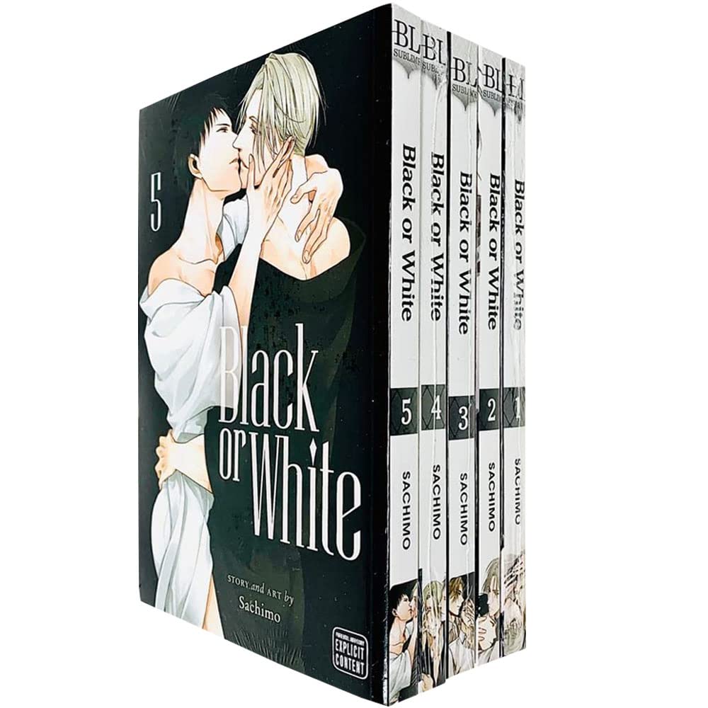 Black or White Volume 1-5 Collection 5 Books Set By Sachimo