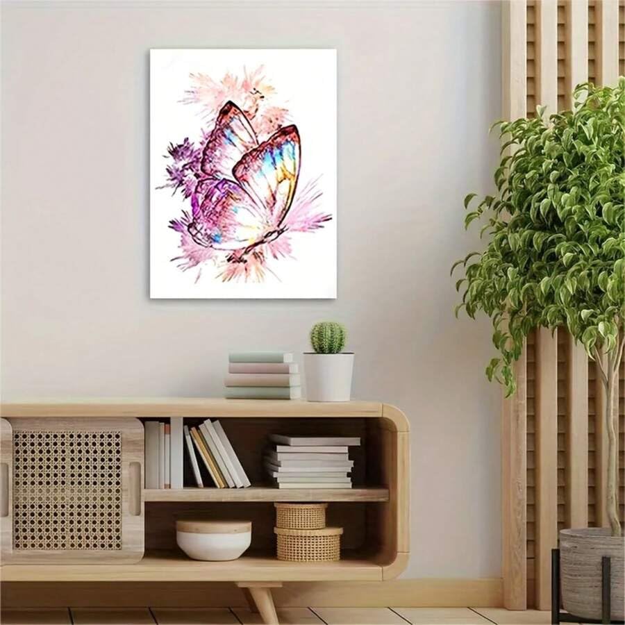 Toile murale papillon impression HD d'art affiche luxe pour salon