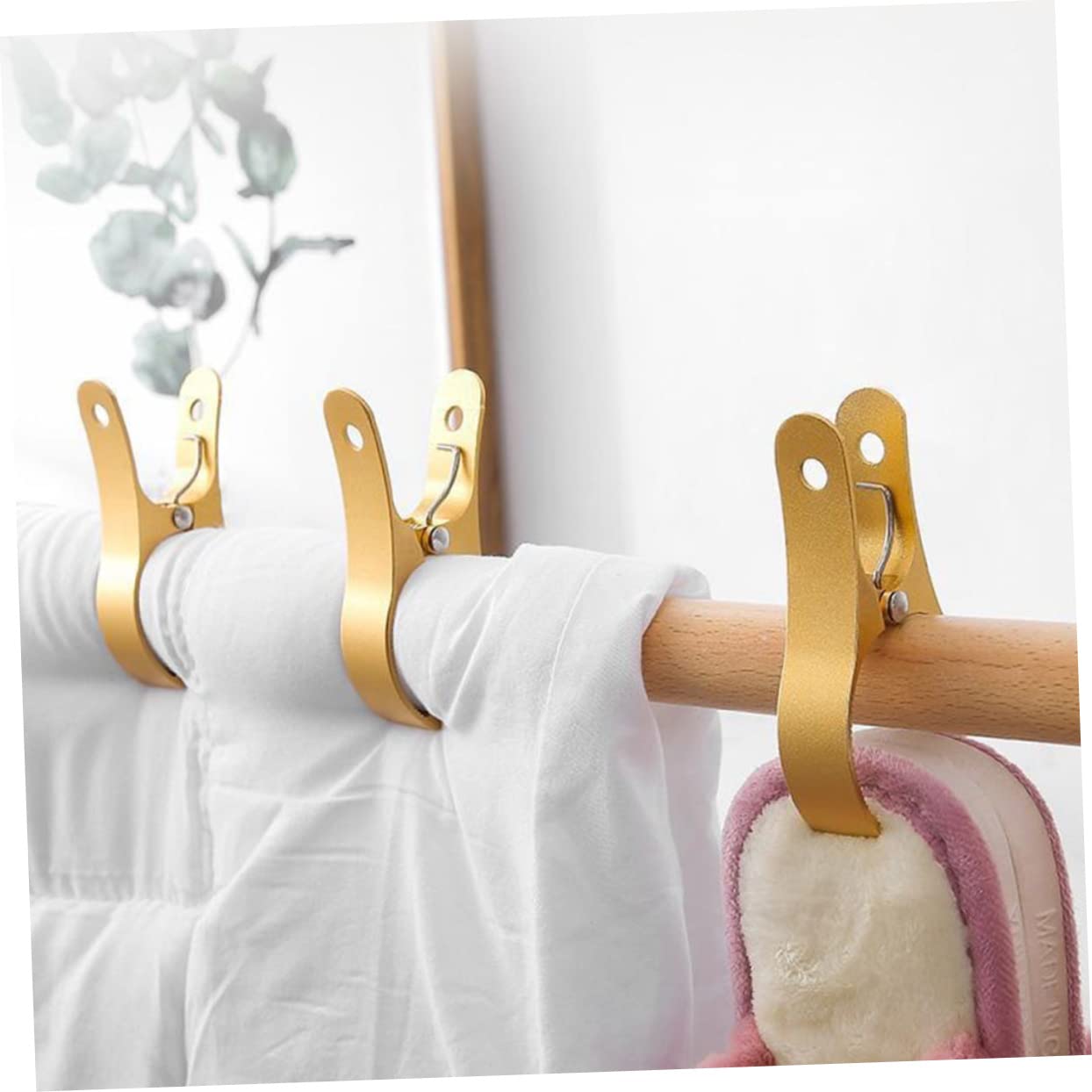 Cabilock 6pezzi Mollette Antivento Per Asciugamani e Biancheria Clip Multifunzionali Per Spiaggia Asciugatura Coperte e Resistente e Leggera Per Uso e All Aperto