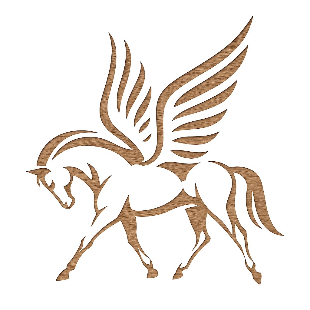 a majestic pegasus watching