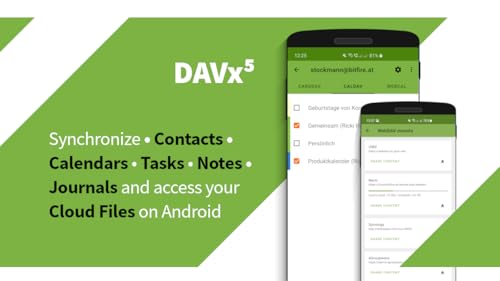 DAVx⁵ – CalDAV/CardDAV Sync and WebDAV files access