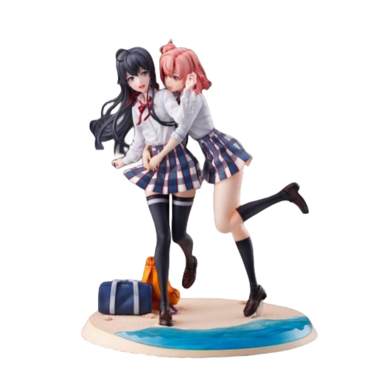 Yuigahama Yui & Yukinoshita Yukino Figura Anime Girl Figura de acción Statua de PVC Personaje del Juego Decoración Coleccionable