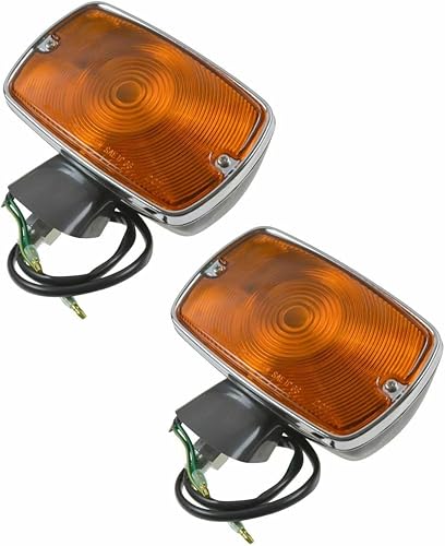 Miniatura 2 de 2pcs Signal Light Front Left Right Side Amber Fender Turn Fj40 TYLPP00003 8151060200