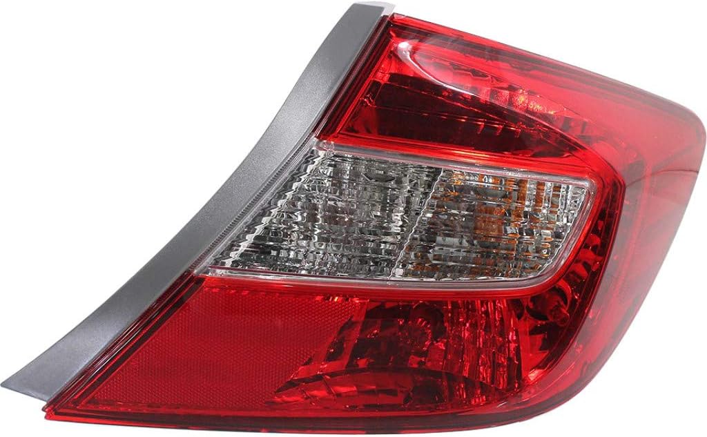 For 2012 Honda Civic Rear Tail Light Driver Side HO2800180 For Sedan | 33550-TR0-A01